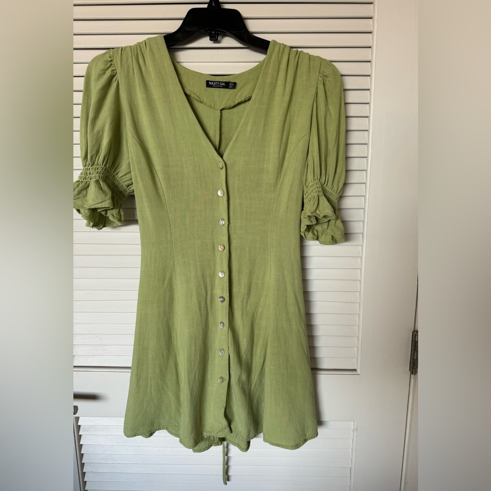 Nasty Gal green dress